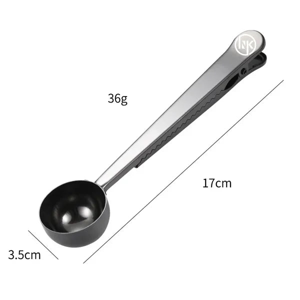 Measuring Coffee Scoop and Bag Clip