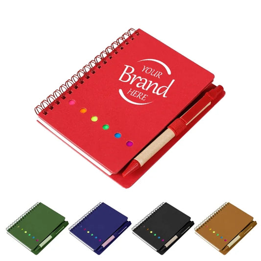 Notebook With Sticky Notes