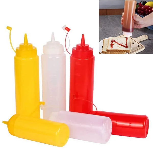 16OZ Plastic Squeeze Bottles