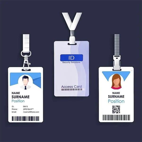 PVC Plastic ID Card Work Identification Badge Name Tag