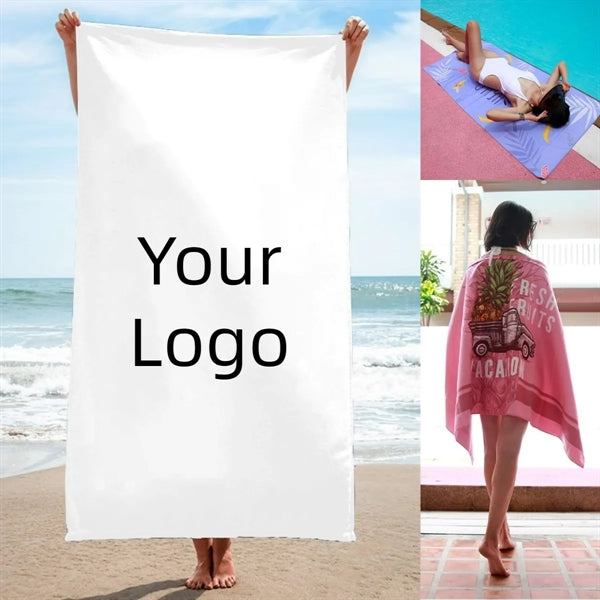 Lightweight Full Color Beach Towel