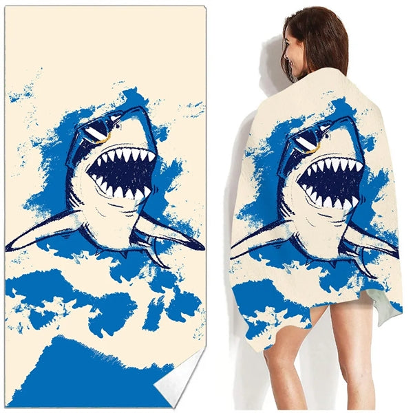 Lightweight Full Color Beach Towel