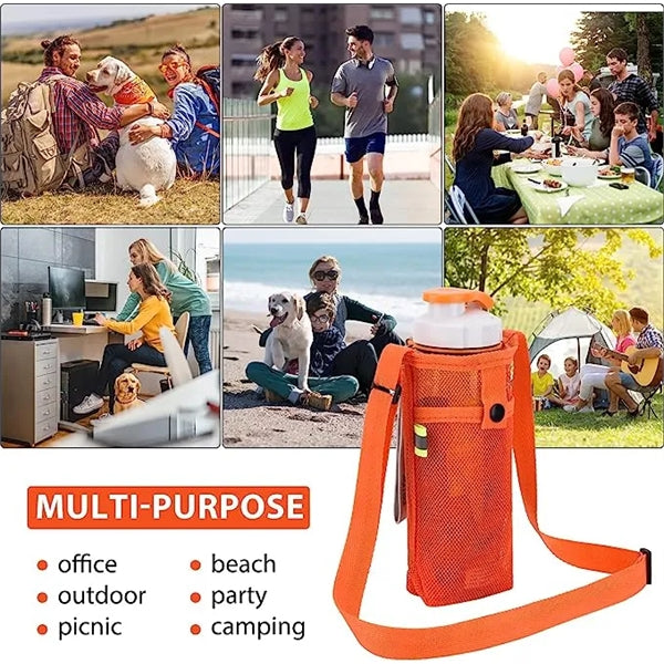 Water Bottle Holder with Strap