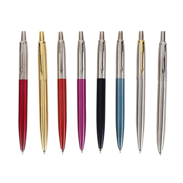 Metal Retractable Ballpoint Click Rollerball Pens