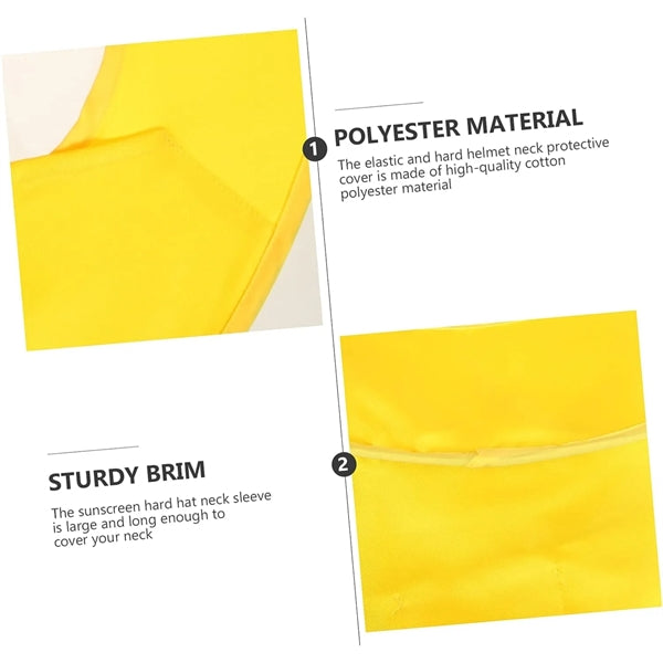 Hard Hat Helmet Sun Visor with Neck Sunshade