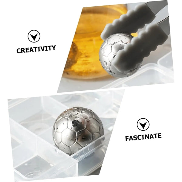 Football Shape Pellets Stainless Steel Ice Cube Coolers