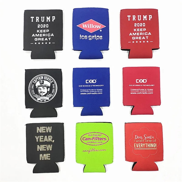 Logo Printing Neoprene Can Bottle Cooler