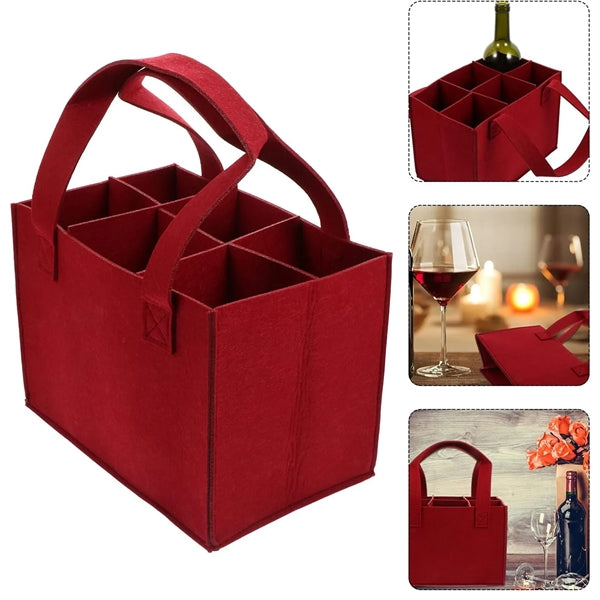 6 Bottle Wine Bag With Divider