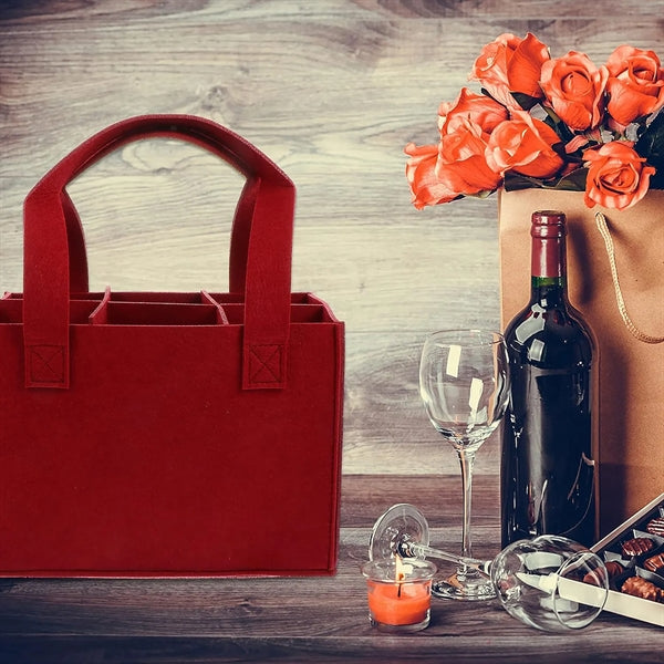6 Bottle Wine Bag With Divider