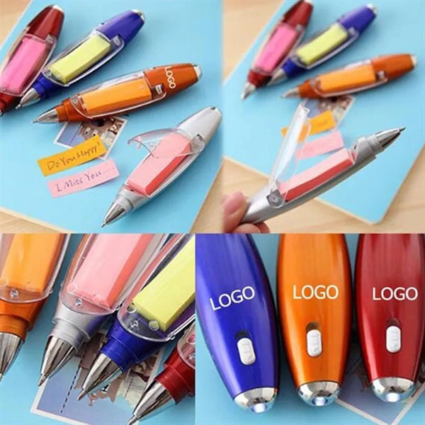 Pen Light Notepad Combo