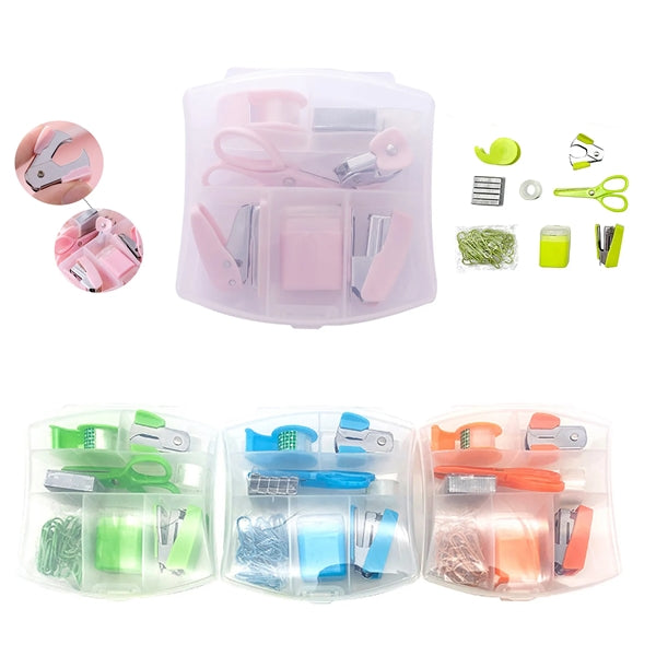 Portable 8Pcs Stationery Kit For Office
