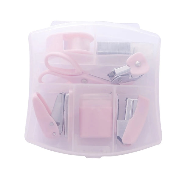 Portable 8Pcs Stationery Kit For Office