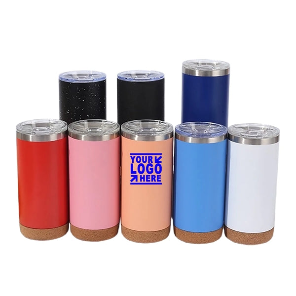 16oz Stainless Steel Tumbler With Wooden Bottom
