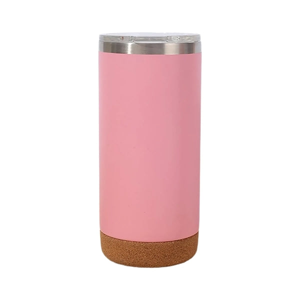 16oz Stainless Steel Tumbler With Wooden Bottom