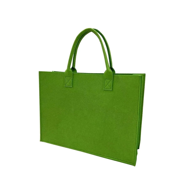 15.75'' Felt Tote Bag Collapsible Shopping