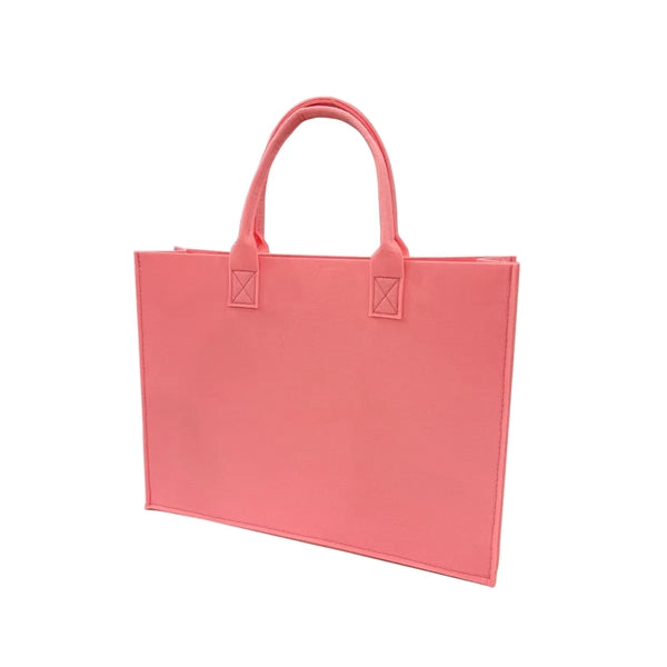 15.75'' Felt Tote Bag Collapsible Shopping