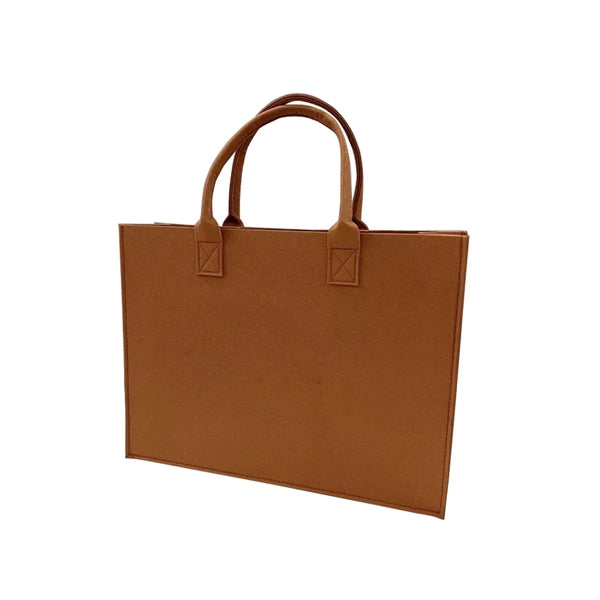 15.75'' Felt Tote Bag Collapsible Shopping