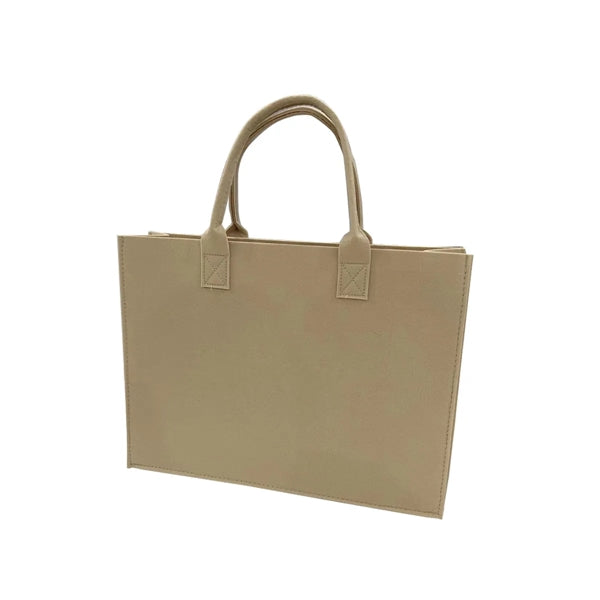 15.75'' Felt Tote Bag Collapsible Shopping