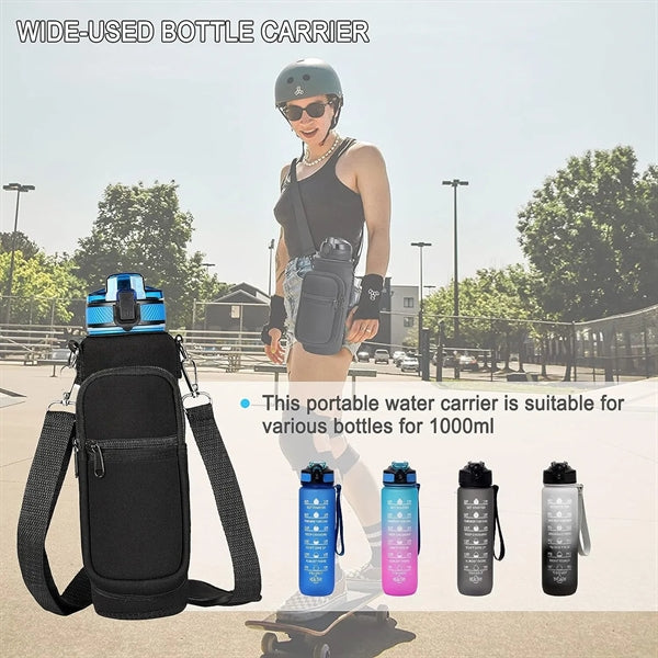 32oz Neoprene Water Bottle Carrier Bag
