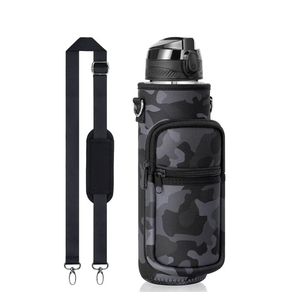 32oz Neoprene Water Bottle Carrier Bag