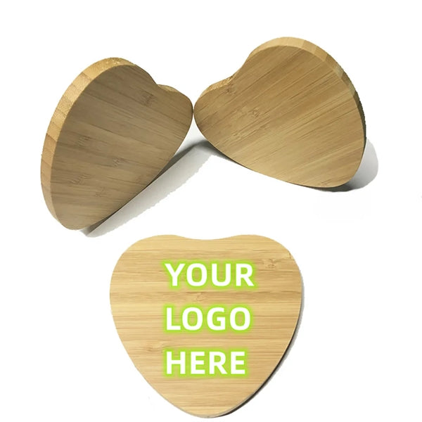 Eco-friendly Bamboo Wireless Charger(Heart & Square)