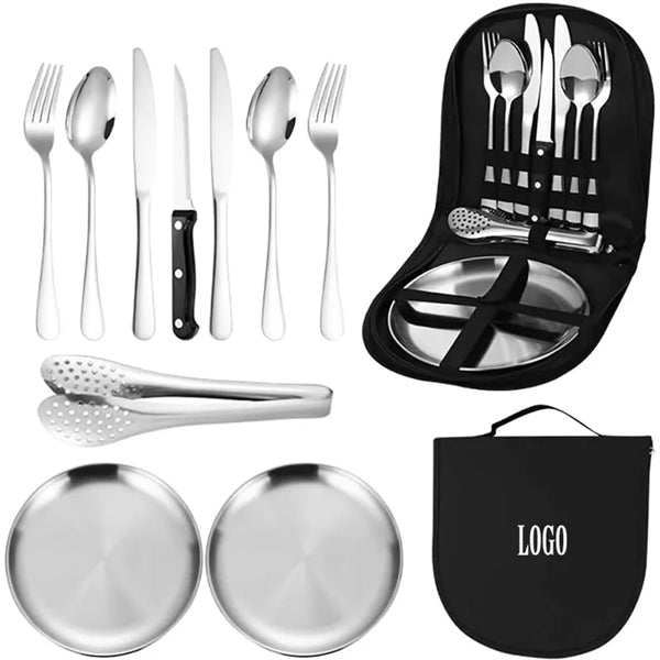 Outdoor Stainless Steel Tableware Set