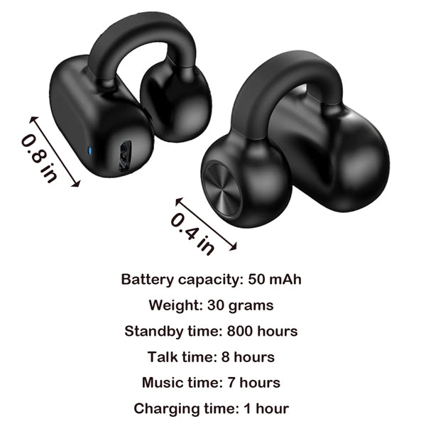 Ear Clip Type Noise Cancellation Headset