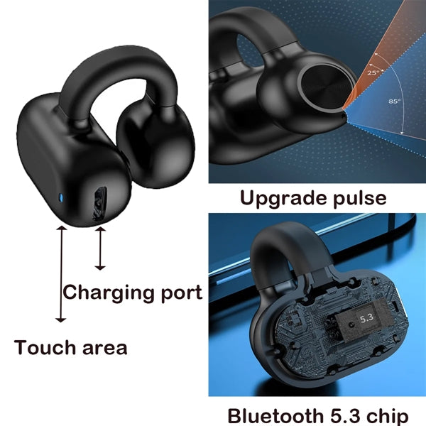 Ear Clip Type Noise Cancellation Headset