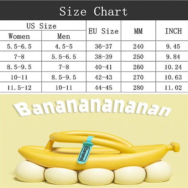 Banana Flip Flops