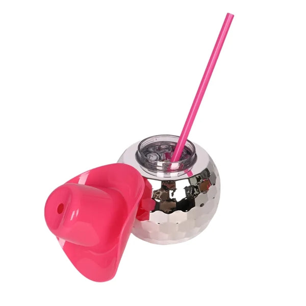 20 oz Cowboy Hat Disco Cocktail Ball Cups Tumbler With Straw