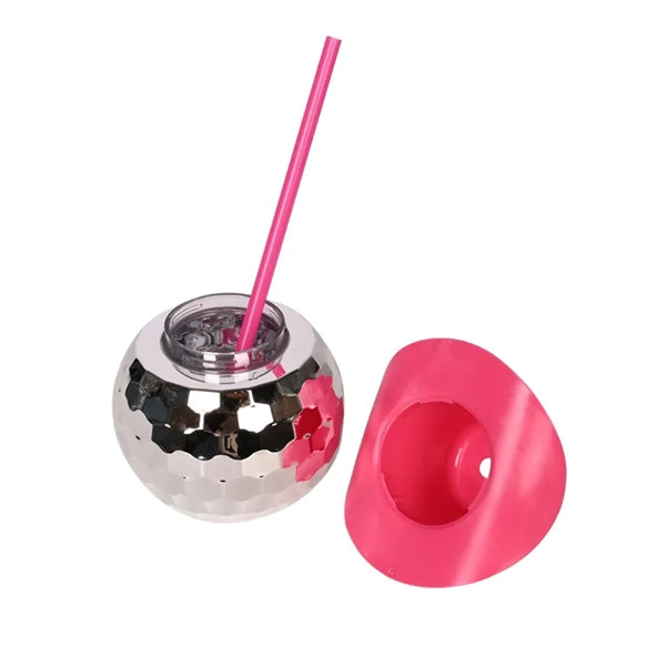20 oz Cowboy Hat Disco Cocktail Ball Cups Tumbler With Straw