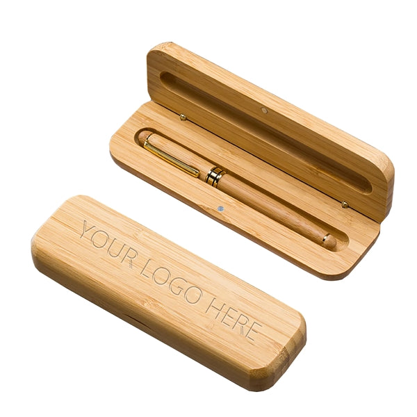 Bamboo Fountain Pen w/Bamboo Case