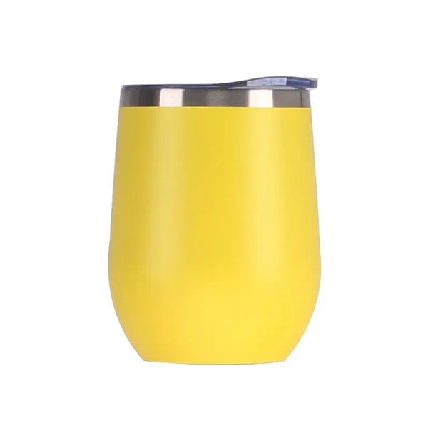 Eco-friendly Stemless Wine Cups with Lid