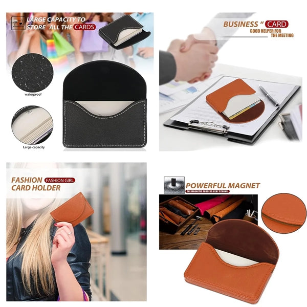 PU Leather Business Card Holder