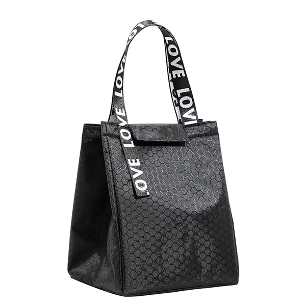 Football Stripes Thicken Thermal Lunch Tote Bag