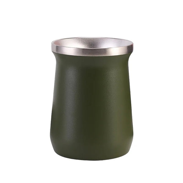 8 oz Yerba Mate Double Wall Stainless Steel Tea Set