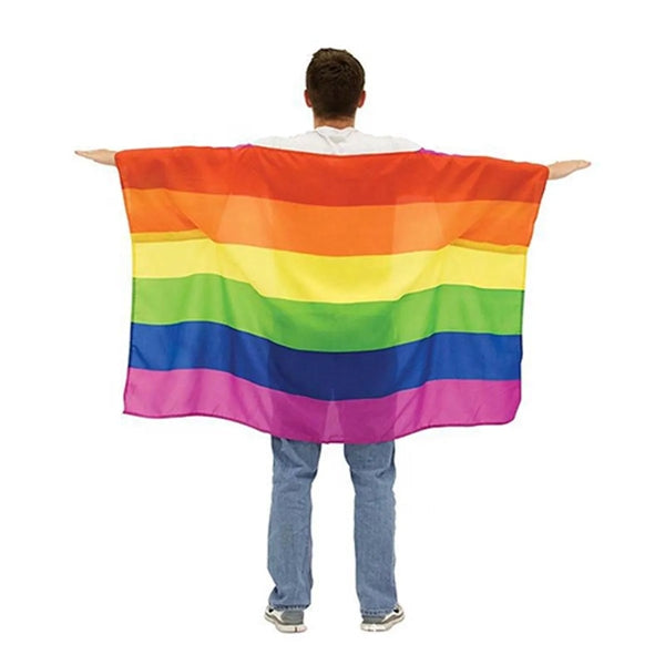 Rainbow Festival Polyester Activity Cape