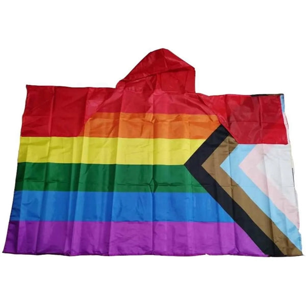 Rainbow Festival Polyester Activity Cape