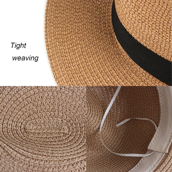 Wide Brim Straw Panama Hat