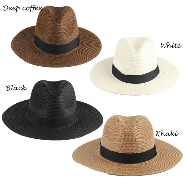 Wide Brim Straw Panama Hat