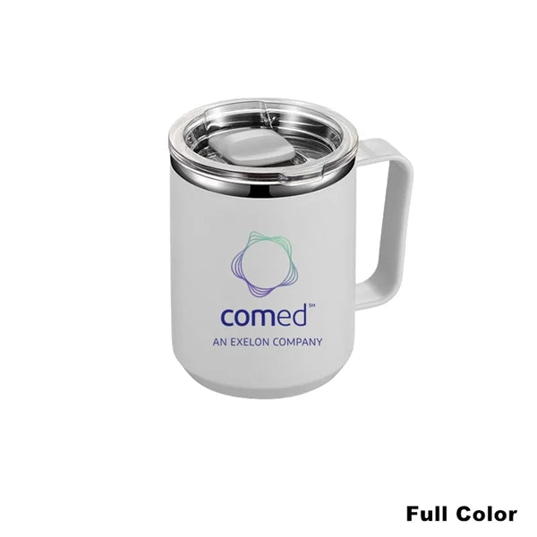 15 oz Stainless Steel Insulated Coffee Mug with Handle