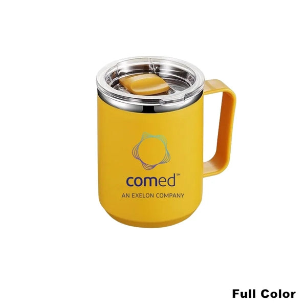 15 oz Stainless Steel Insulated Coffee Mug with Handle