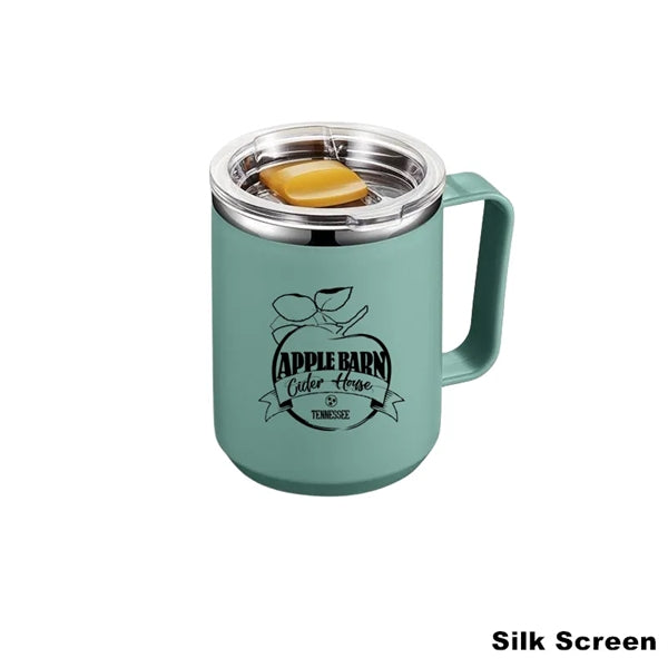 15 oz Stainless Steel Insulated Coffee Mug with Handle
