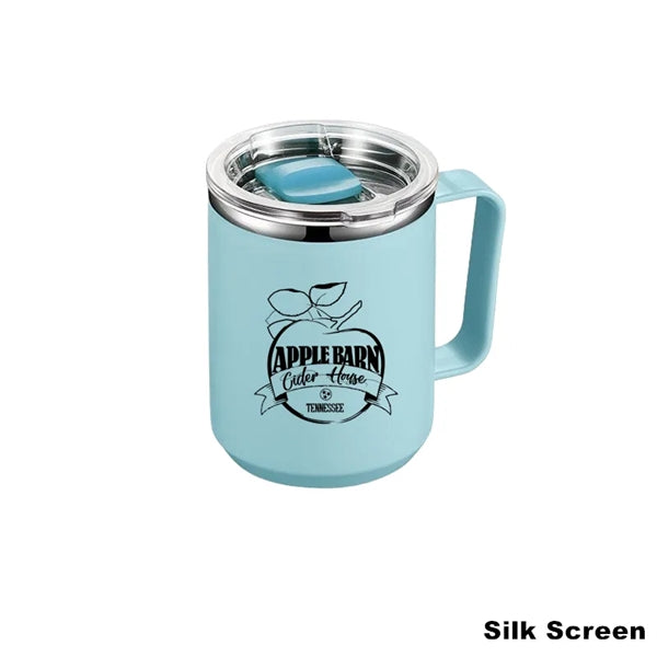 15 oz Stainless Steel Insulated Coffee Mug with Handle