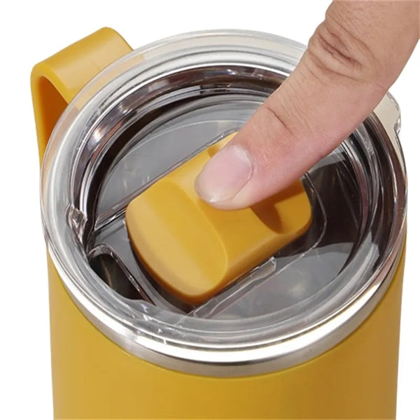 15 oz Stainless Steel Insulated Coffee Mug with Handle