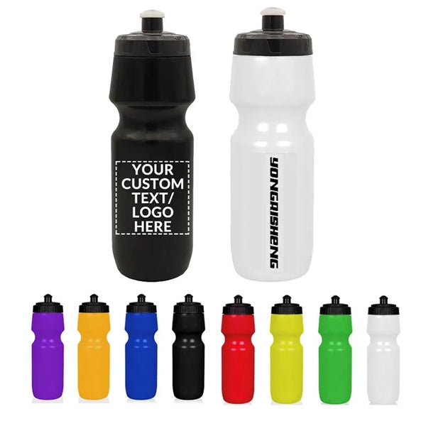 24 Oz Plastic Sports Water Bottle