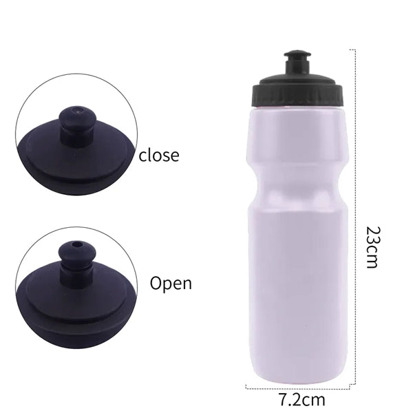 24 Oz Plastic Sports Water Bottle