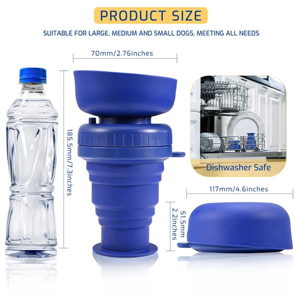 Foldable Dog Water Bottle