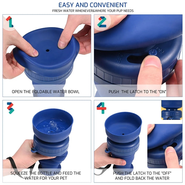 Foldable Dog Water Bottle