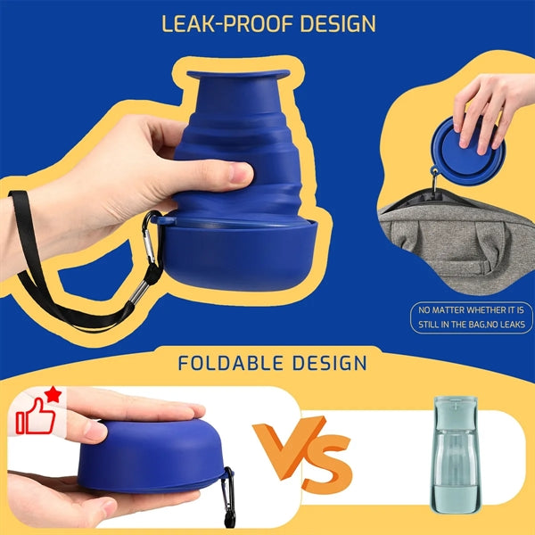 Foldable Dog Water Bottle